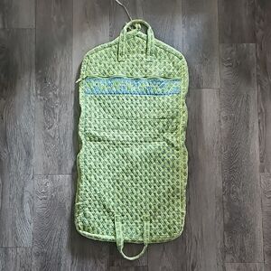 Vera Bradley Green Quilted Travel Bag